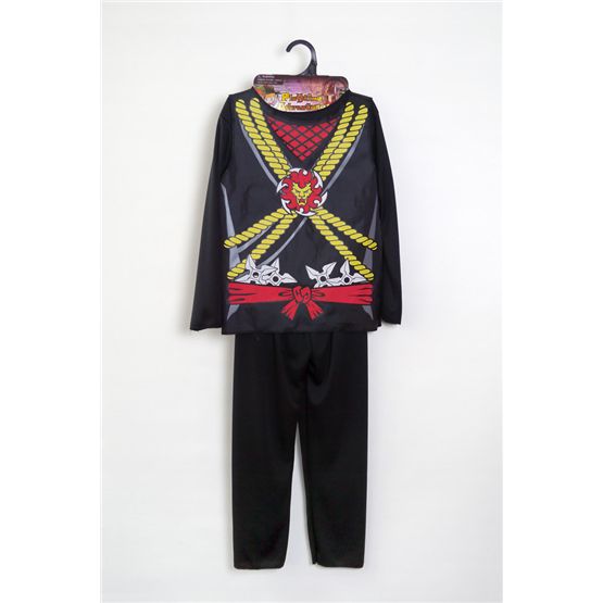 DISFRAZ NINJA NEGRO 5-7