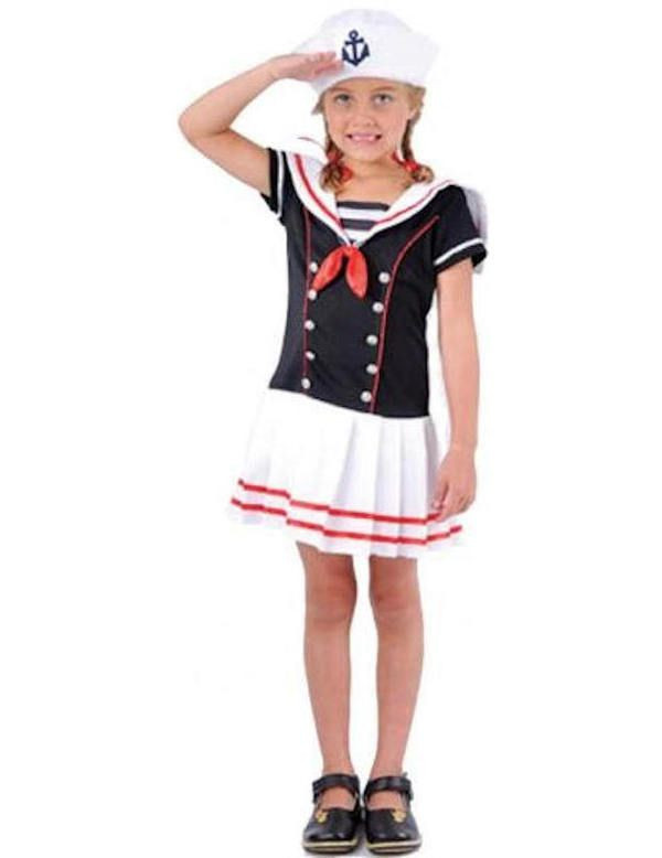 DISFRAZ AZAFATA MARINEROS NIÑA
