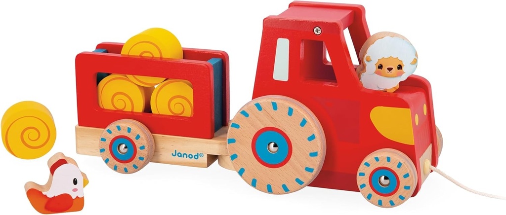 TRACTOR CON CUERDA DE ARRASTRE