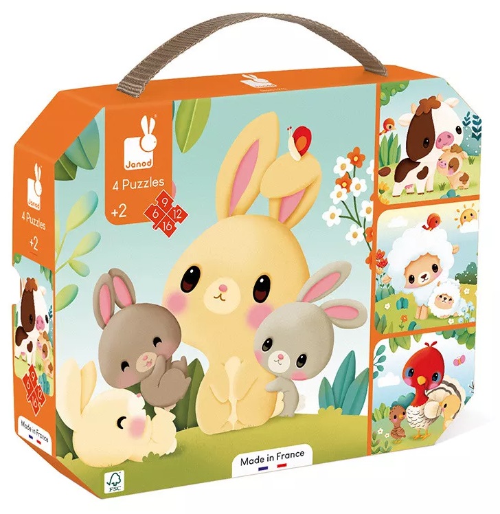 PUZLES EVOLUTIVOS ANIMALES GRANJA