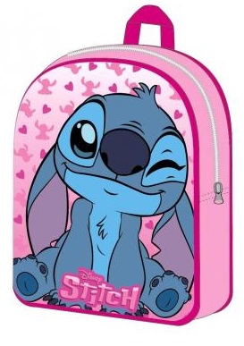 MOCHILA STITCH ROSA 40x30x15 CM.