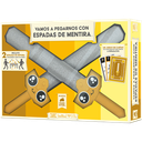 JUEGO VAMOS A PEGARNOS CON ESPADAS DE MENTIRA