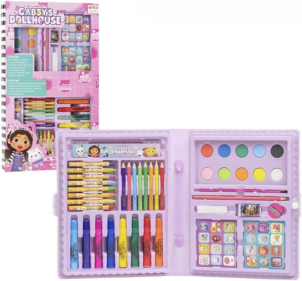 SET PAPELERIA GABBY'S COLOREABLE