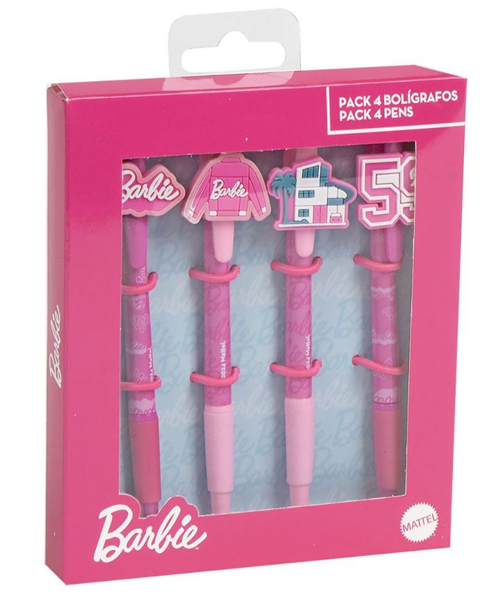 BOLIGRAFO BARBIE (PACK 4)