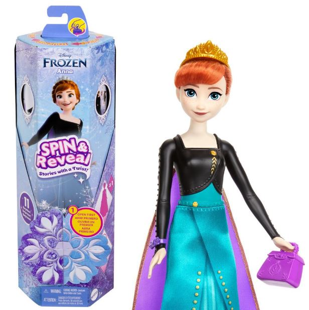 DISNEY FROZEN ANNA SPIN & REVEAL