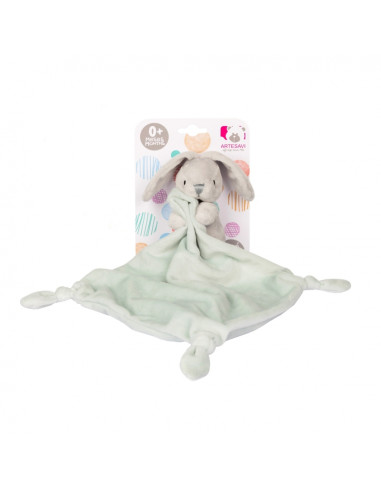 CONEJITO SONAJERO DOUDOU VERDE