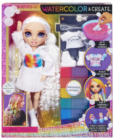 RAINBOW HIGH WATERCOLOR OJOS MARRONES