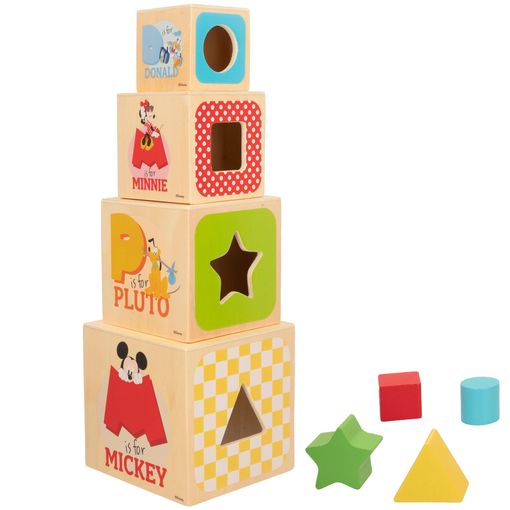 TORRE CUBOS MADERA C/FORMAS