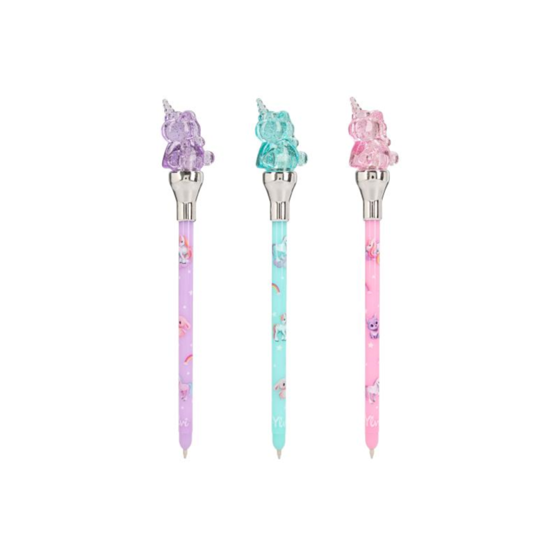 BOLIGRAFO UNICORNIO LUZ LED YLVI