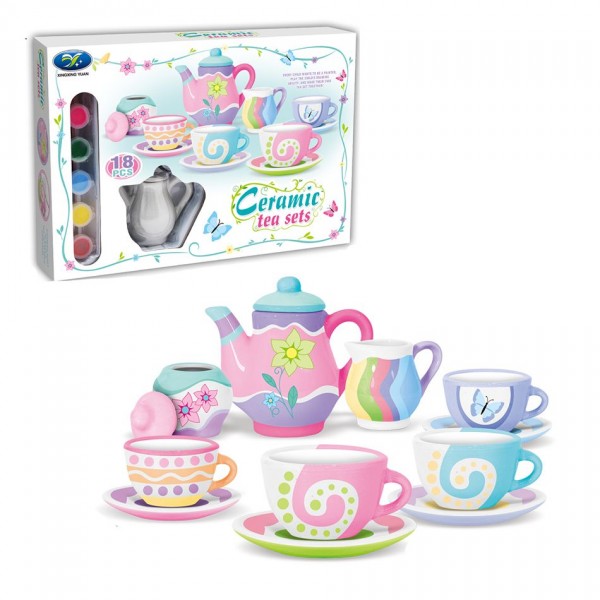 SET TE CERAMICA P/PINTAR 18 P.