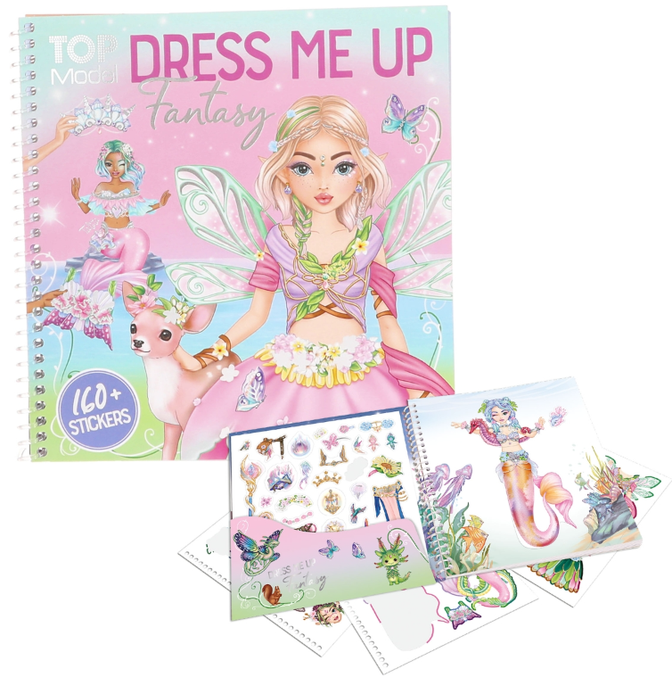 CUADERNO CALCOMANIAS TOP MODEL