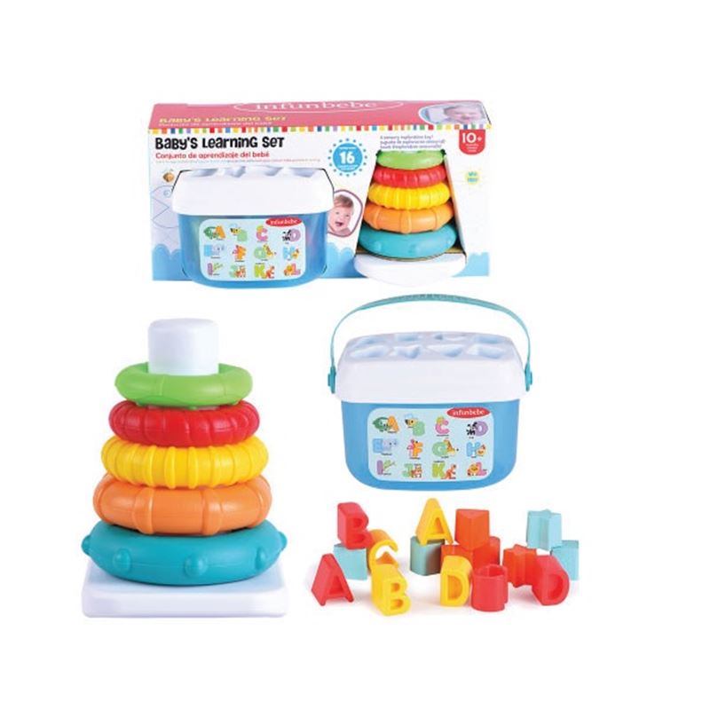 CUBO C/ENCAJES+PIRAMIDE APILABLE