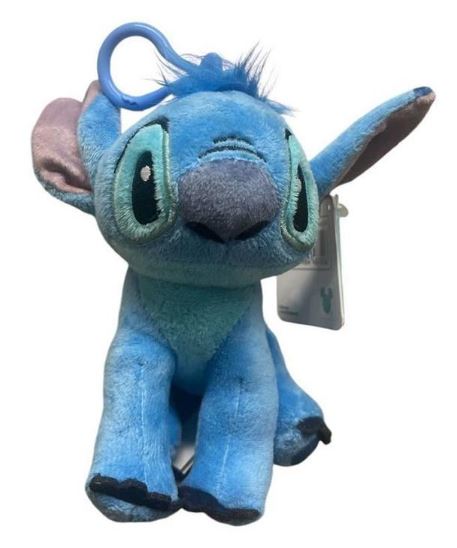 LLAVERO PELUCHE STITCH AZUL