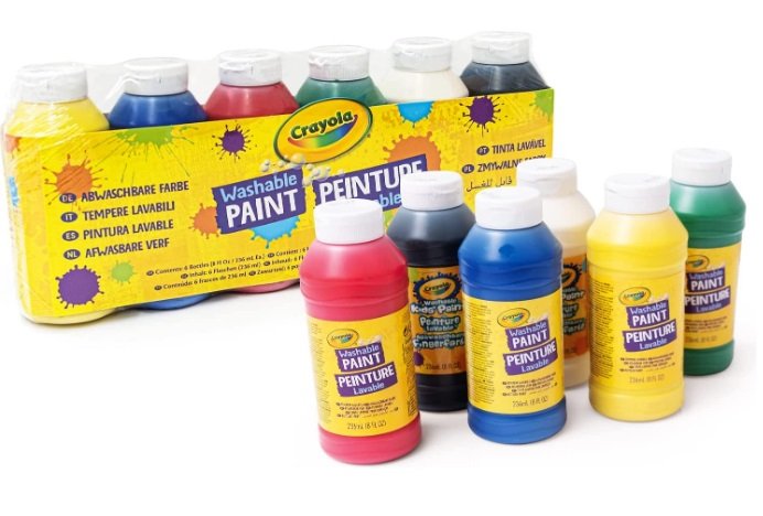 TEMPERAS LAVABLES 238 ML.(6)