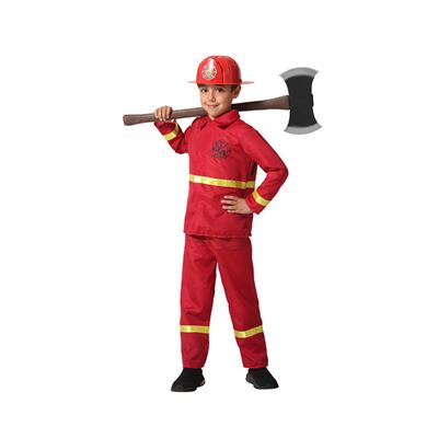 DISFRAZ BOMBERO T.3-4