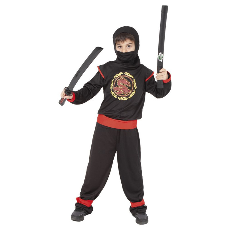ESPADA NINJA ROJA/NEGRA 60 CM.