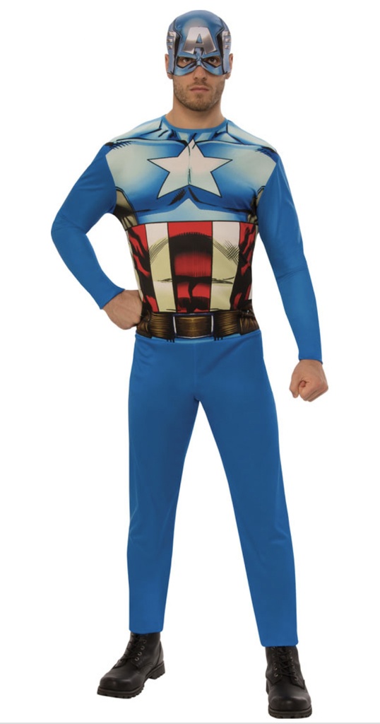 DISFRAZ CAPITAN AMERICA AD.XL
