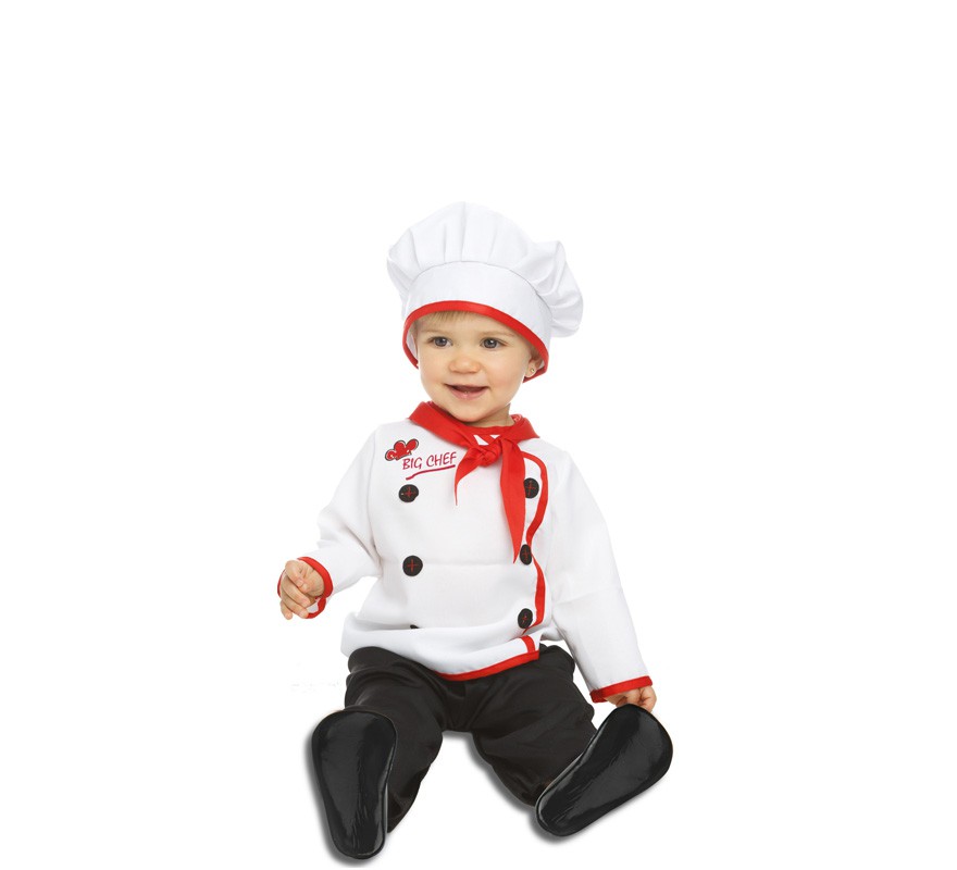 DISFRAZ BABY CHEF 7-12 M.