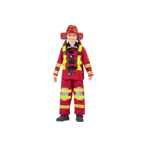 DISFRAZ BOMBERO T.3-4