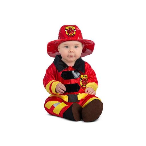 DISFRAZ BEBE BOMBERO 7-12 M.