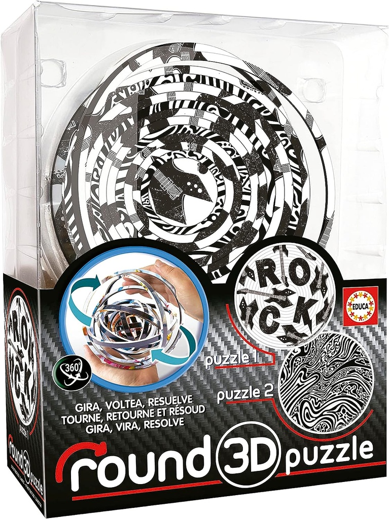 PUZZLE ROUND 3D HYPNOTIC