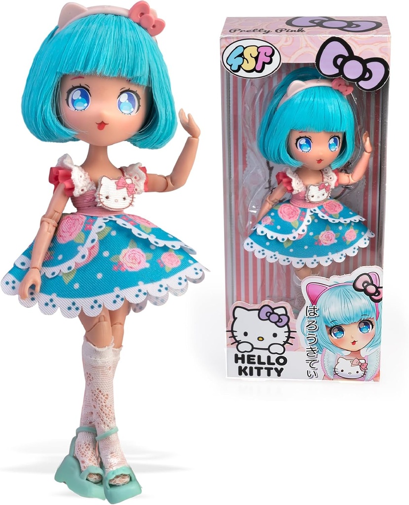 HELLO KITTY.MANGA DOLL AZUL