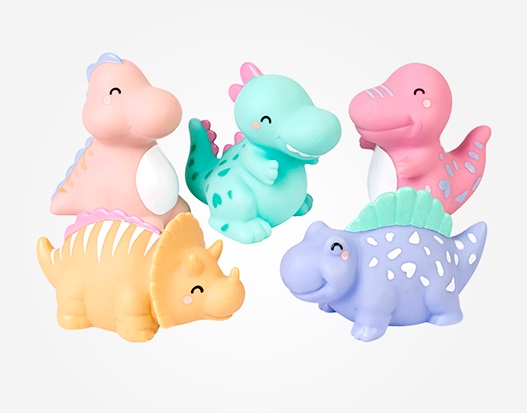 JUGUETES BAÑO HAPPY DINOS