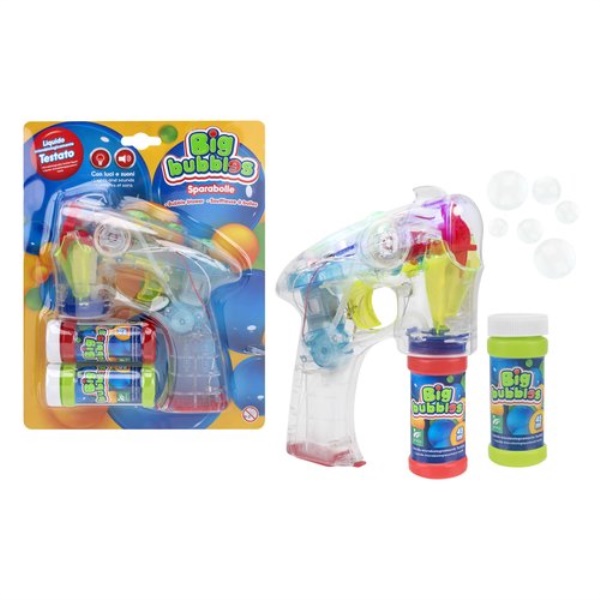 PISTOLA BURBUJAS C/LUZ