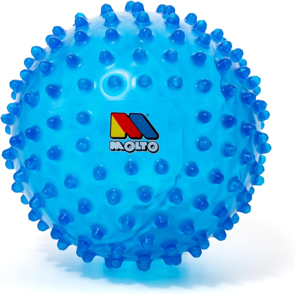 BOLA SENSORIAL AZUL 20 CM.