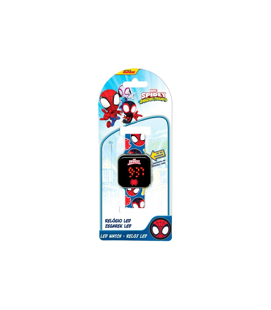 RELOJ LED SPIDEY