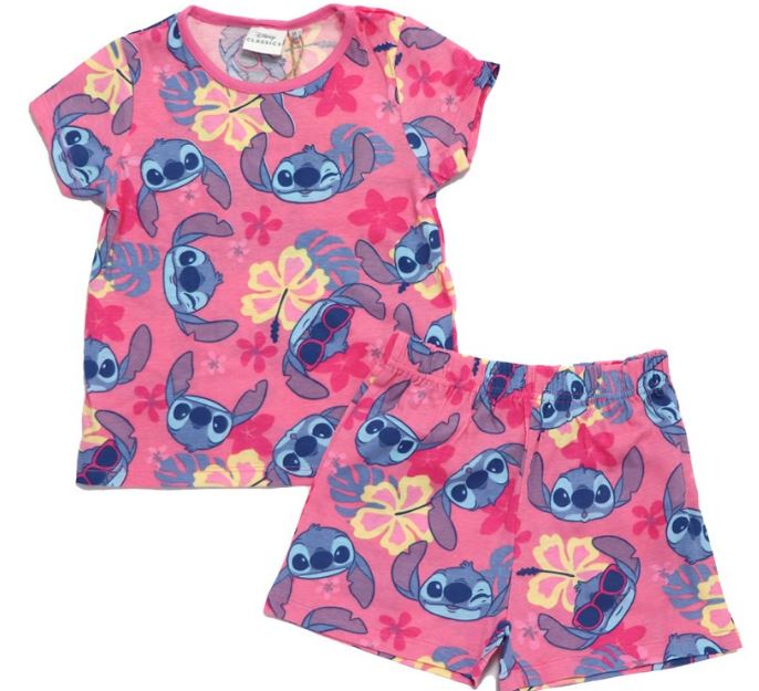 PIJAMA STITCH ROSA T.8