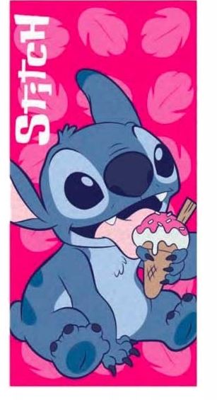TOALLA PLAYA STITCH HELADO