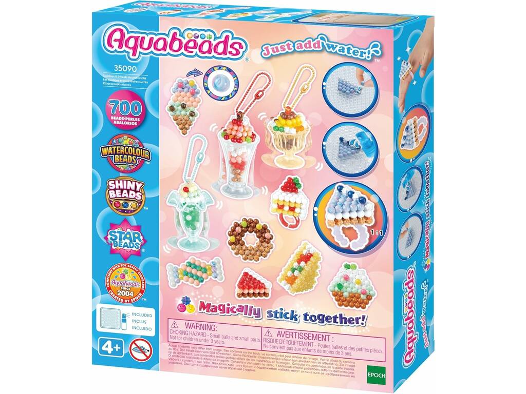 AQUABEADS KIT ACC. DULCES