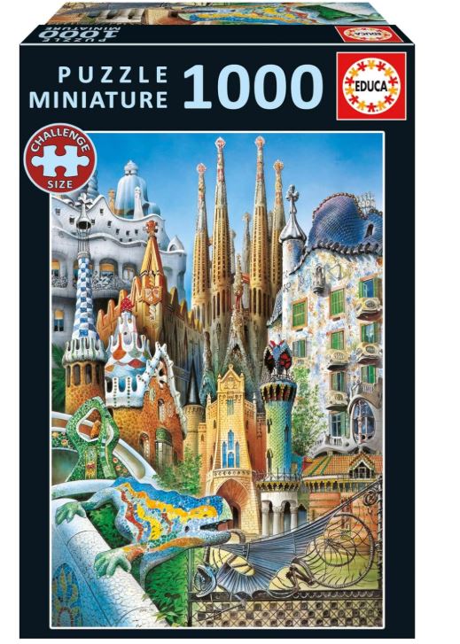 PUZ.1000 COLLAGE GAUDI MINIAT.