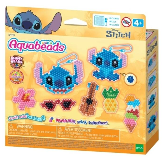 AQUABEADS KIT LLAVEROS STITCH