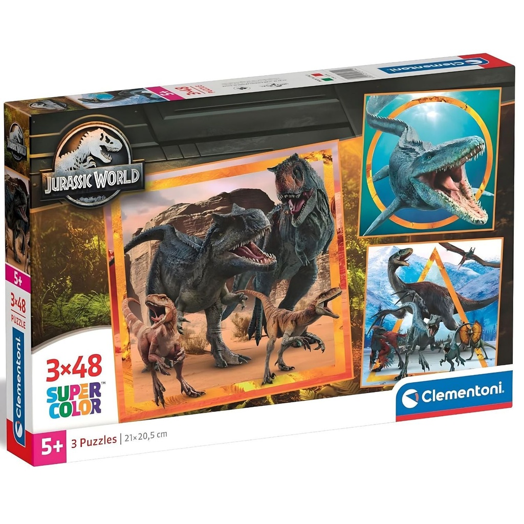 PUZ.3x48 JURASSIC WORLD