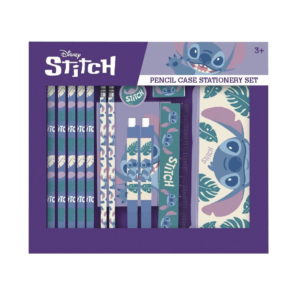 SET PAPELERIA STITCH 14 P.