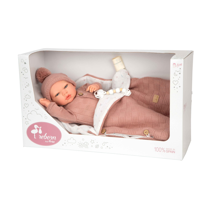 REBORN ELBA ROSA 40 CM.C/SACO