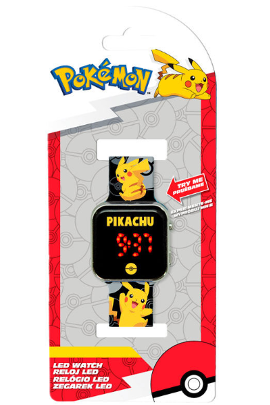 RELOJ LED POKEMON
