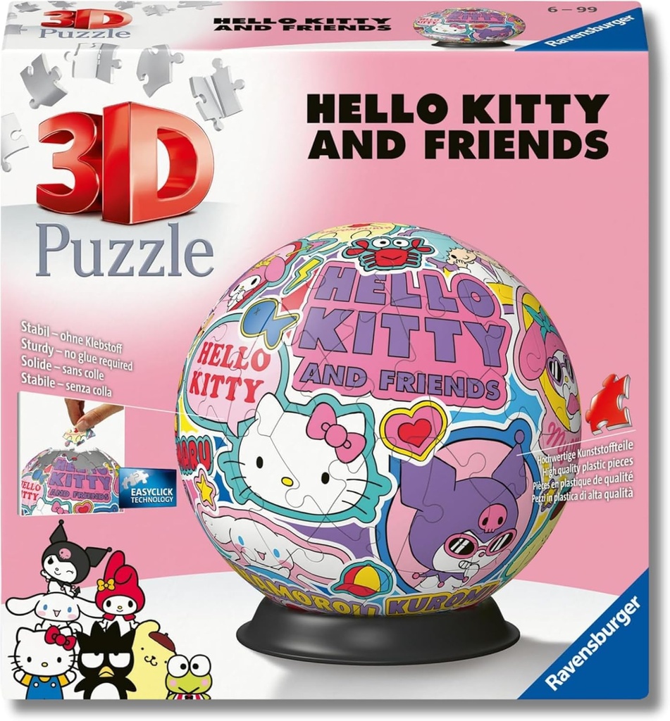 PUZZLEBALL 72 P. HELLO KITTY