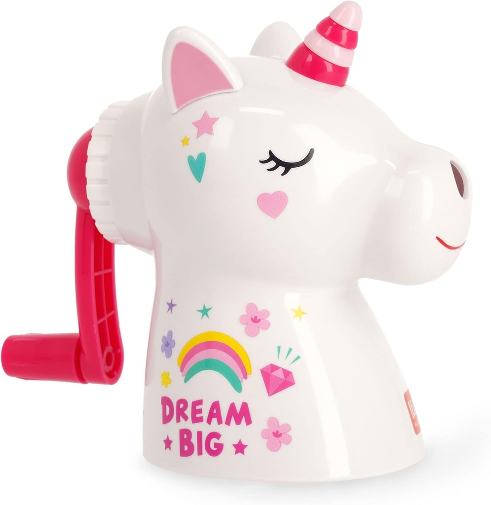 SACAPUNTAS MANIVELA UNICORN