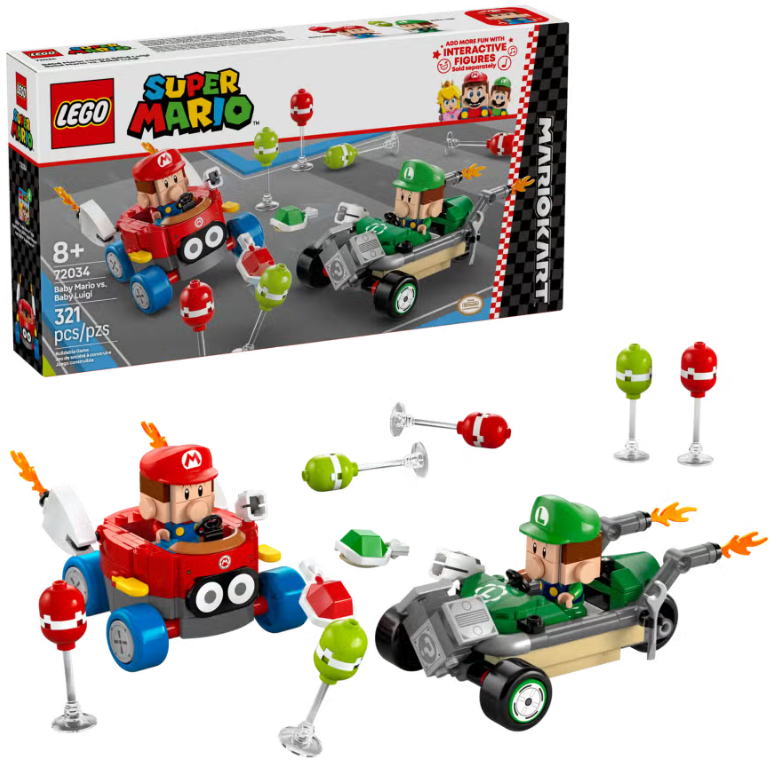 MARIO KART:BEBE MARIO vs.LUIGI