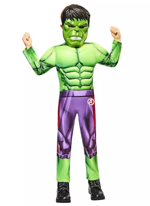 DISFRAZ HULK BLACK L. T.XS