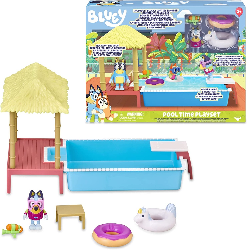 BLUEY PISCINA PLAYSET