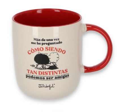 TAZA MAFALDA "TAN AMIGAS"