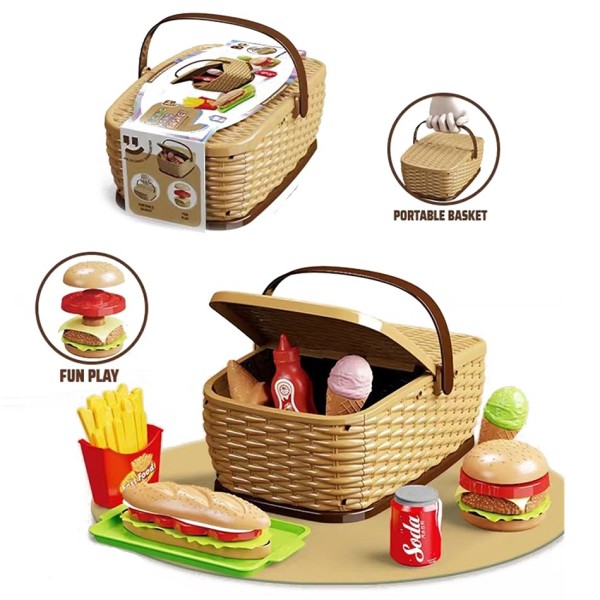 CESTA PICNIC COMIDA RÁPIDA