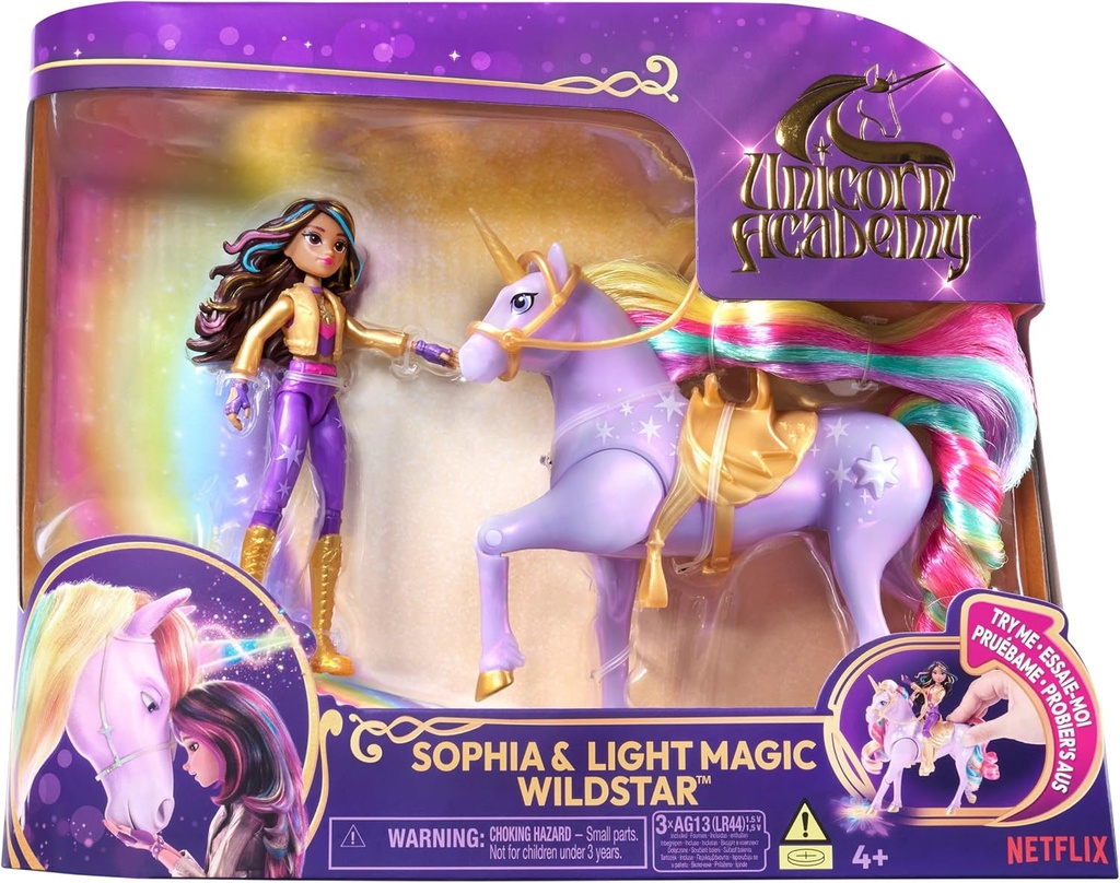 MINI SOFIA+UNICORNIO LUCES