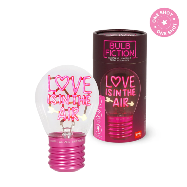 LAMPARA BOMBILLA LOVE IS IN THE AIR