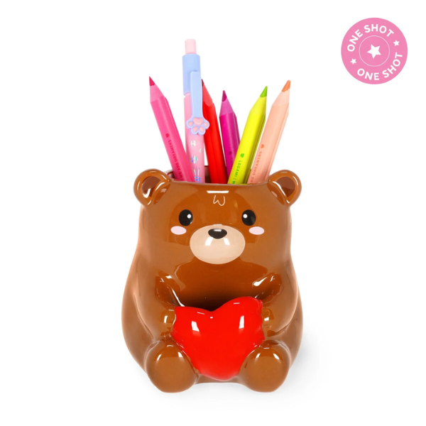PORTALAPICES OSITO SAN VALENTIN