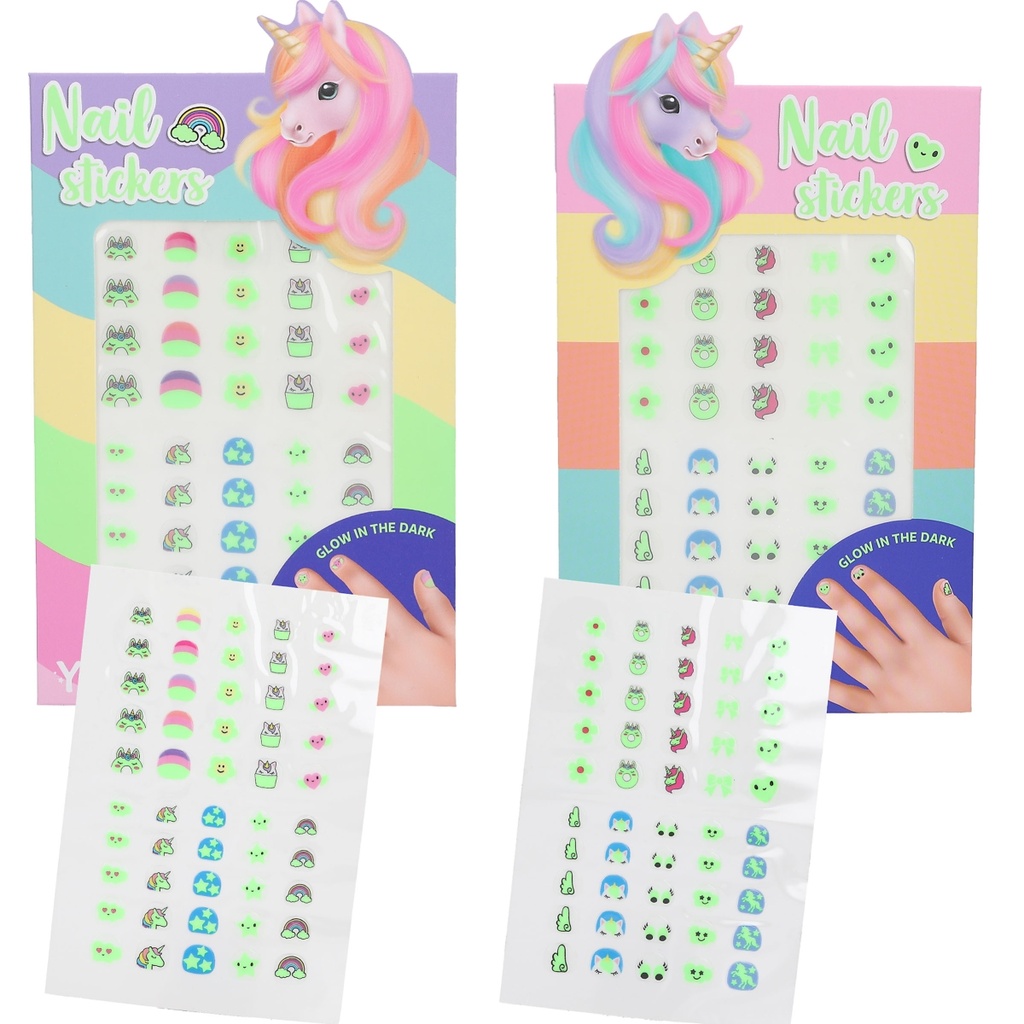 PEGATINAS UÑAS BRILLO OSCURIDAD